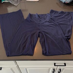 OFFLINE By Aerie Real Me XTRA High Waisted Trouser Royal navy size XS Long